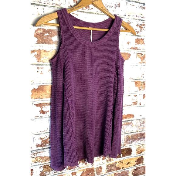 Free People Sunrise Cold Shoulder Pure Cotton Sweater - Picture 3 of 7